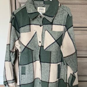 Women's Green Plaid Flannel